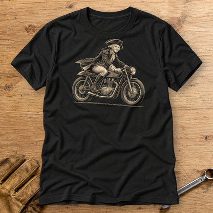 George Washington Cafe Racer T-Shirt - Black - bench