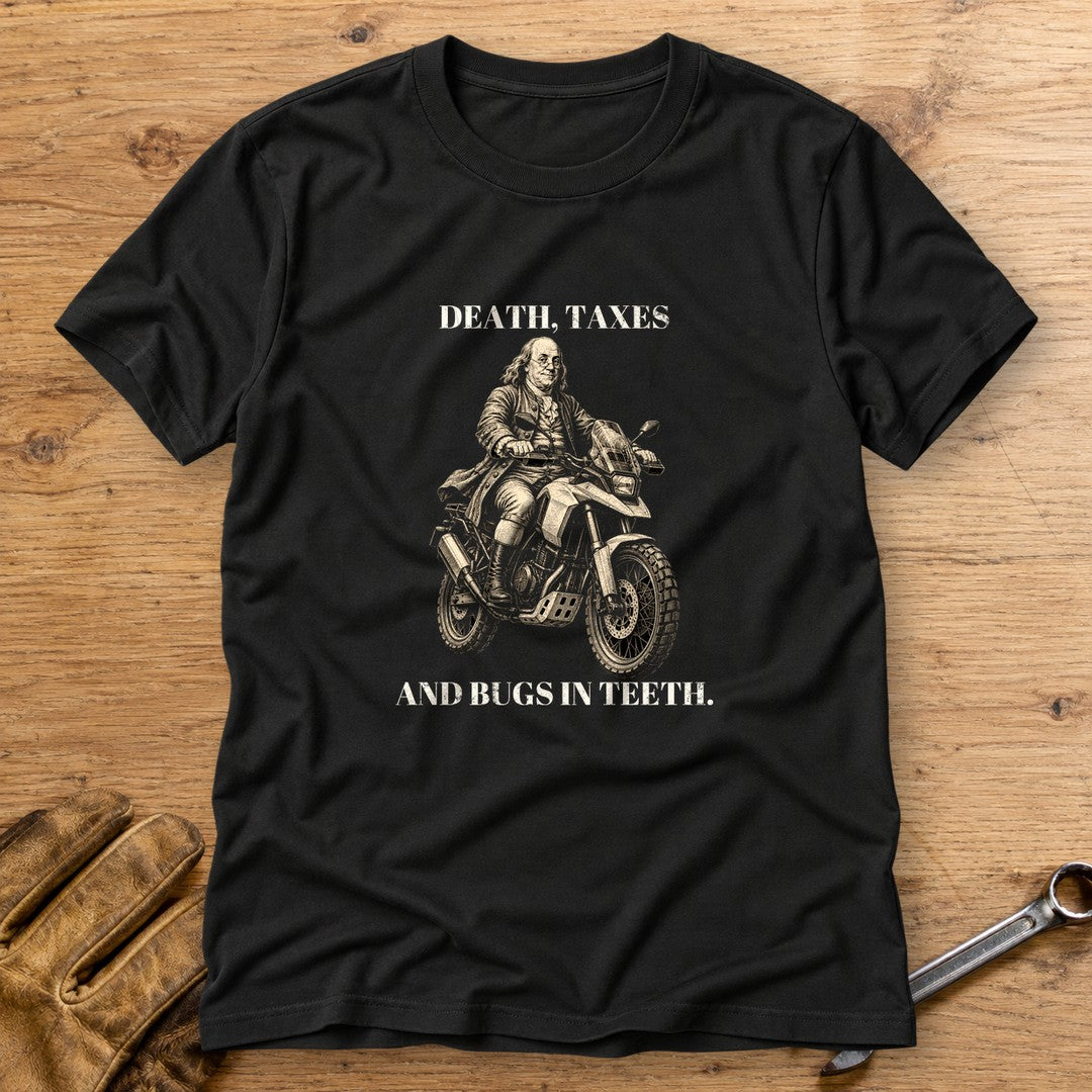 Benjamin Franklin Bugs in Teeth T-Shirt - Black - bench