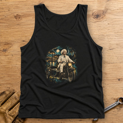 Mark Twain Sidecar Evening Tank Top - Black - bench