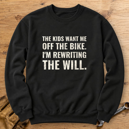 Rewriting The Will Crewneck Sweatshirt - Black - bench