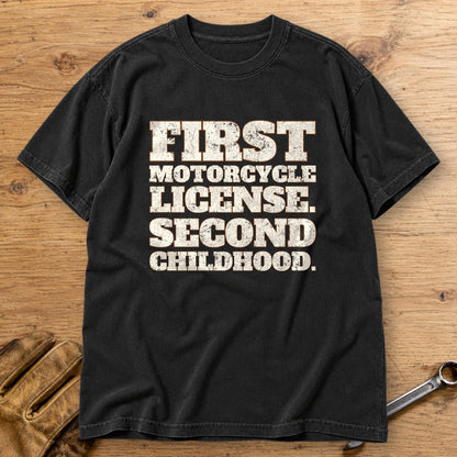 Second Childhood Premium T-Shirt - Black - bench