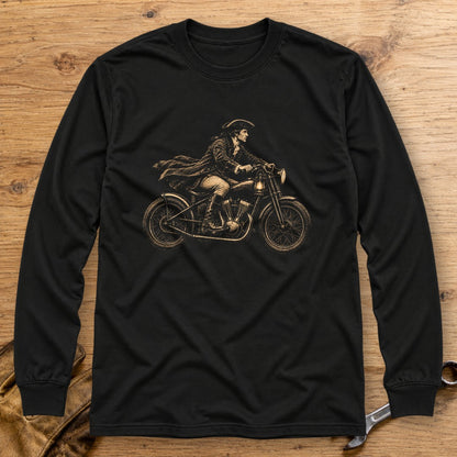 Paul Revere Midnight Ride Long Sleeve T-Shirt - Black - bench