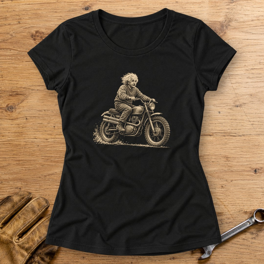 Albert Einstein Scrambler Women's T-Shirt - Black - bench