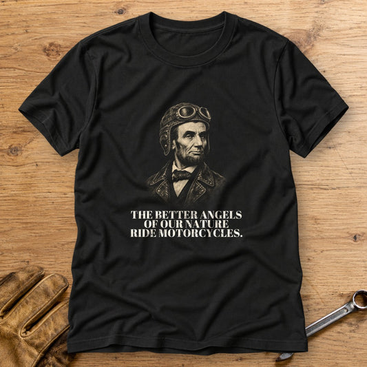 Abraham Lincoln Better Angels Ride T-Shirt - Black - bench