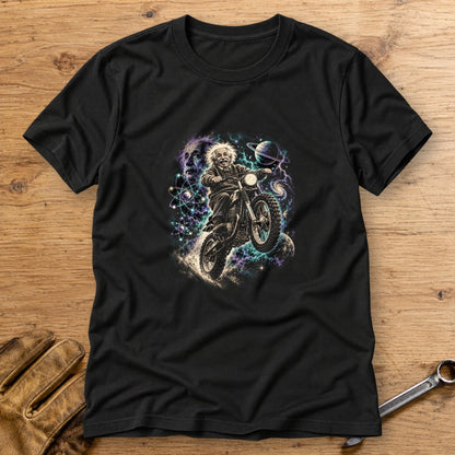 Albert Einstein Space Scrambler T-Shirt - Black - bench