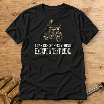 Oscar Wilde Except a Test Ride T-Shirt - Black - bench