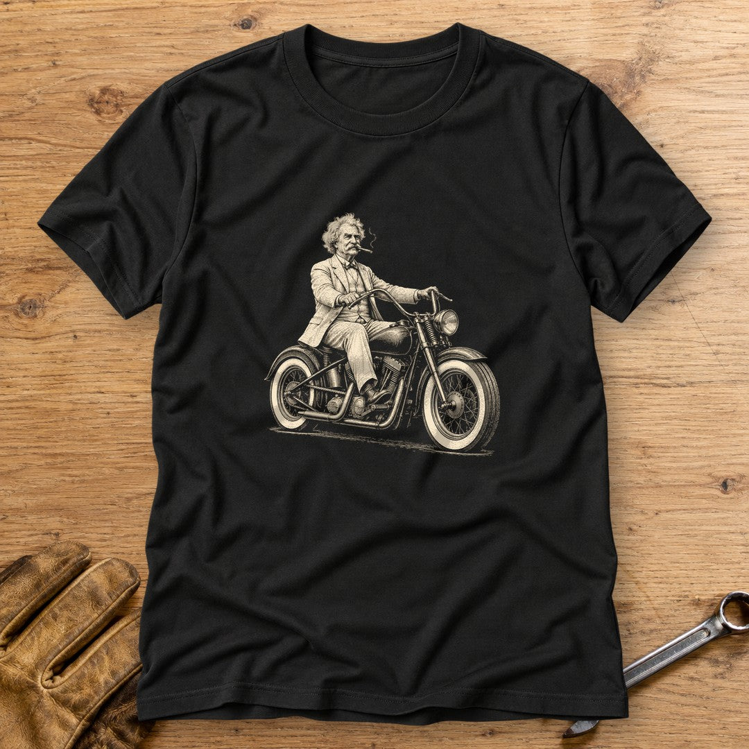Mark Twain Cruiser T-Shirt - Black - bench