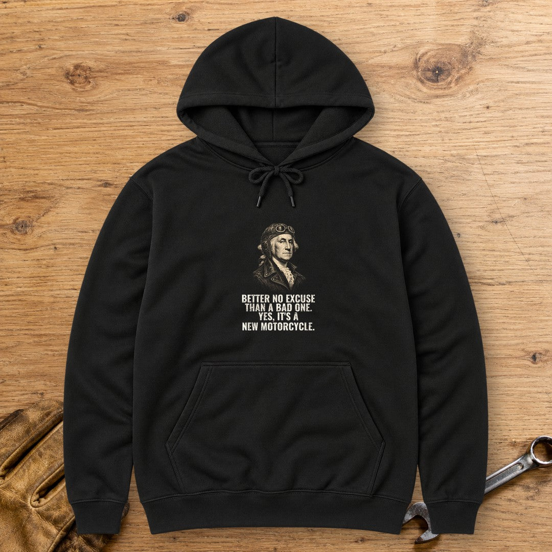 George Washington Better No Excuse Hoodie - Black - bench