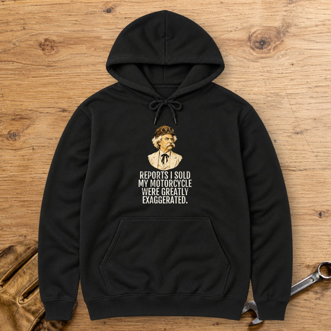 Mark Twain Greatly Exaggerated Hoodie - Black - bench