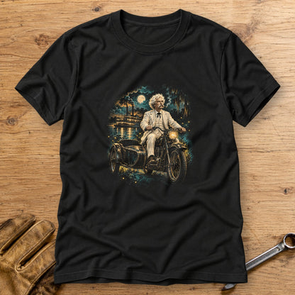 Mark Twain Sidecar Evening T-Shirt - Black - bench