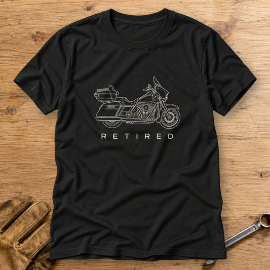 Retired Rider T-Shirt - Black - bench