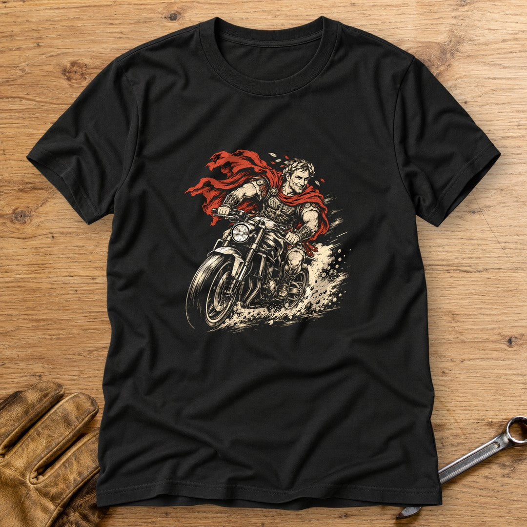 Julius Caesar Rides T-Shirt - Black - bench