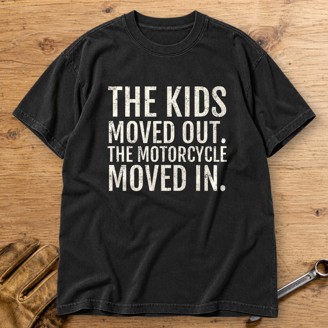 Kids Moved Out Premium T-Shirt - Black - bench