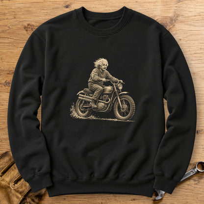 Albert Einstein Scrambler Crewneck Sweatshirt - Black - bench
