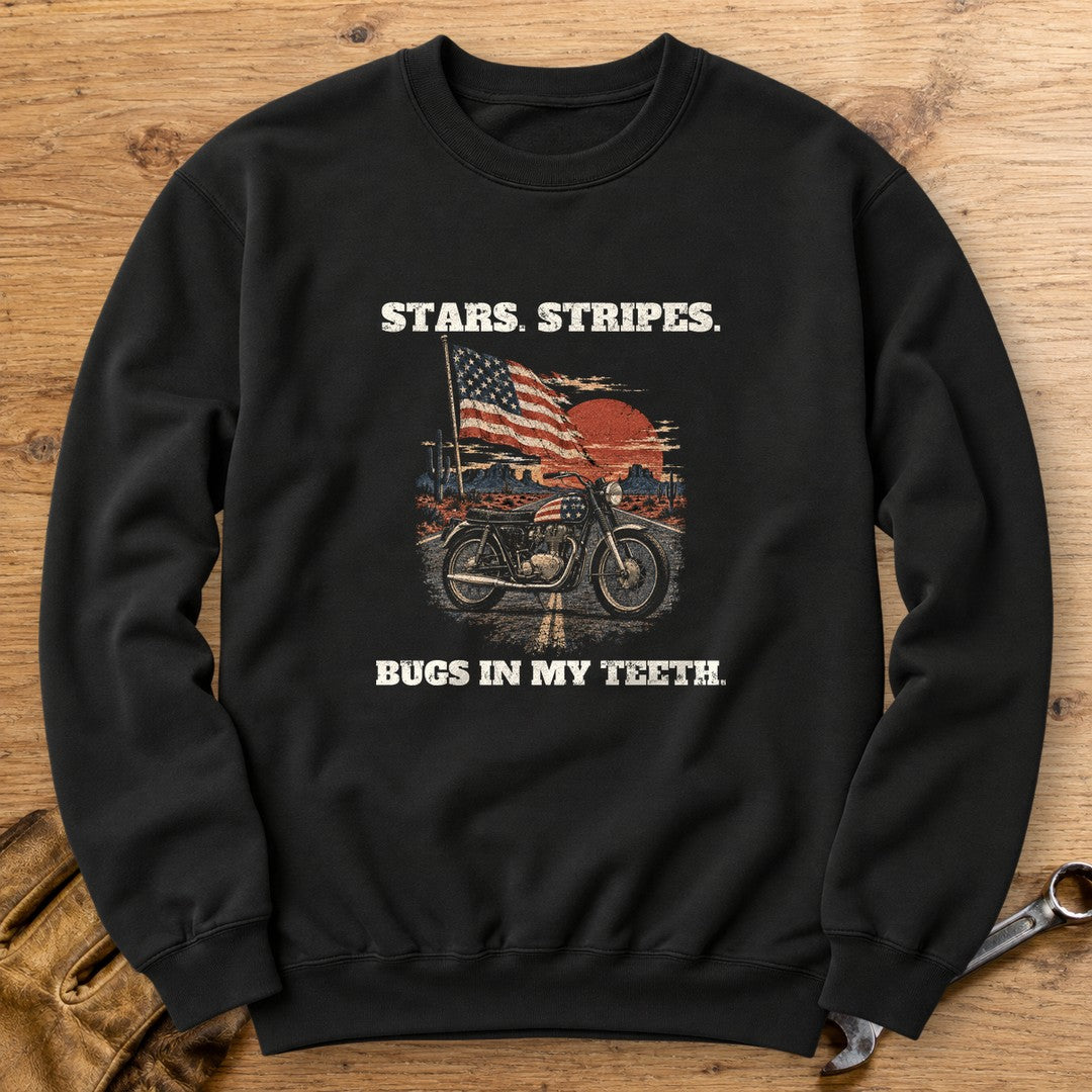 Bugs in My Teeth Crewneck Sweatshirt - Black - bench