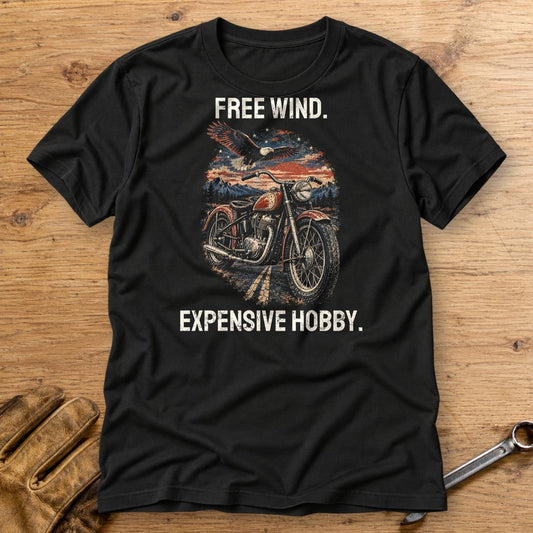 Expensive Hobby T-Shirt - Black - bench