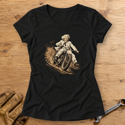 Mark Twain Dirt Track Women's T-Shirt - Black - bench