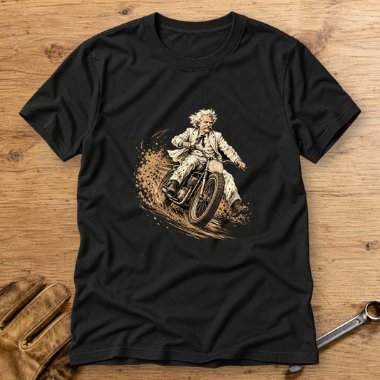 Mark Twain Dirt Track T-Shirt - Black - bench