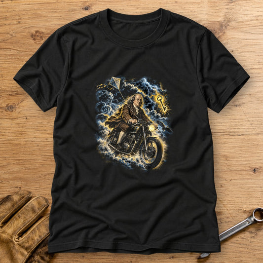 Benjamin Franklin Storm Rider T-Shirt - Black - bench