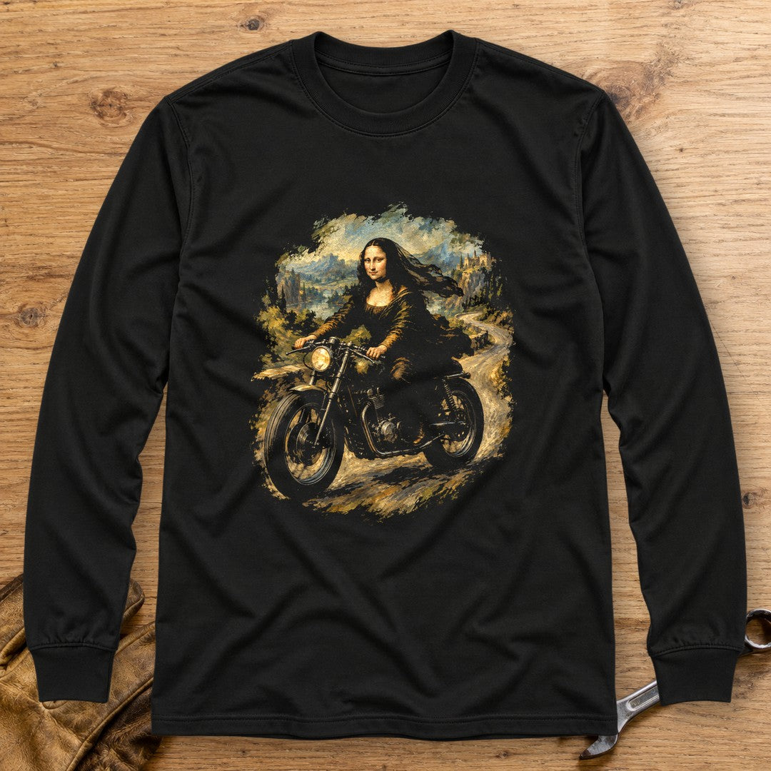 Mona Lisa Back Roads Long Sleeve T-Shirt - Black - bench