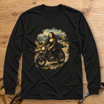 Mona Lisa Back Roads Long Sleeve T-Shirt - Black - bench