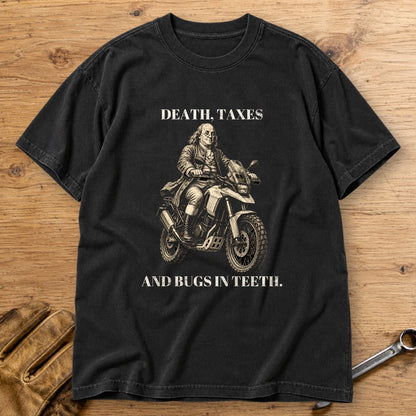 Benjamin Franklin Bugs in Teeth Premium T-Shirt - Black - bench