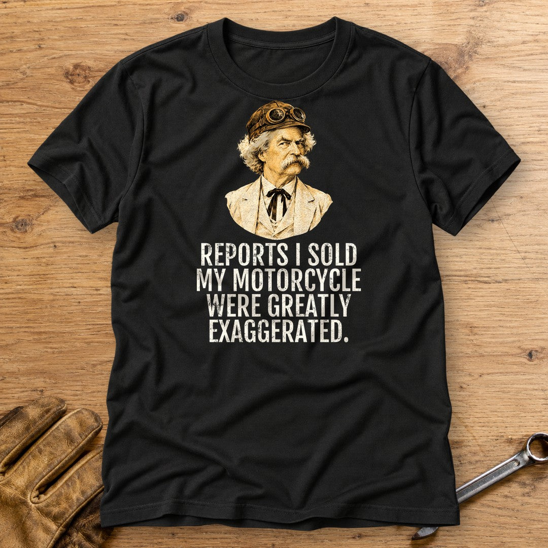 Mark Twain Greatly Exaggerated T-Shirt - Black - bench