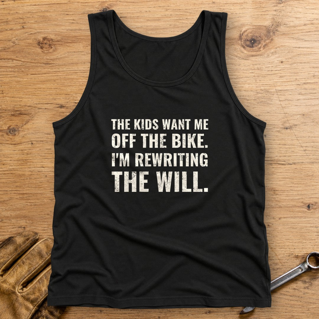 Rewriting The Will Tank Top - Black - bench