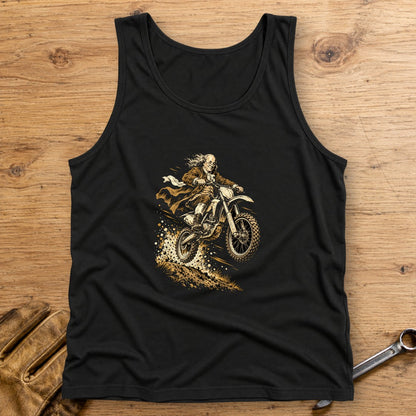 Benjamin Franklin Dirt Jump Tank Top - Black - bench
