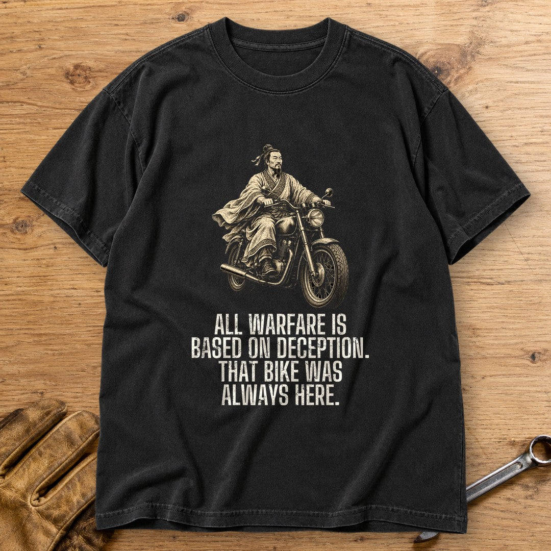 Sun Tzu Always Here Premium T-Shirt - Black - bench