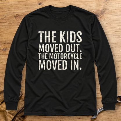 Kids Moved Out Long Sleeve T-Shirt - Black - bench
