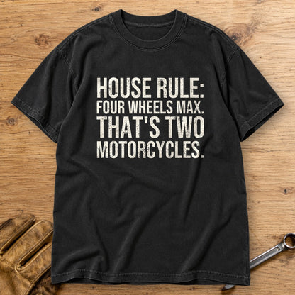 Four Wheels Max Premium T-Shirt - Black - bench