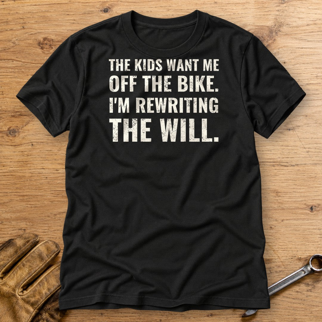 Rewriting The Will T-Shirt - Black - bench