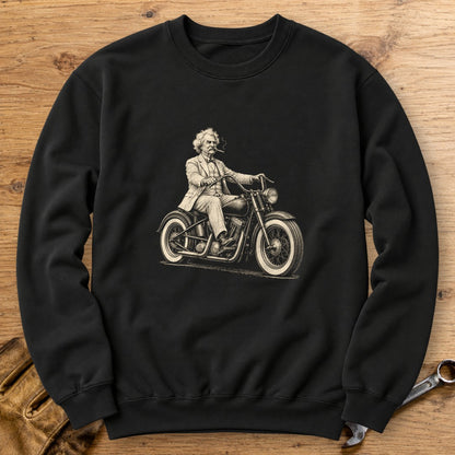Mark Twain Cruiser Crewneck Sweatshirt - Black - bench