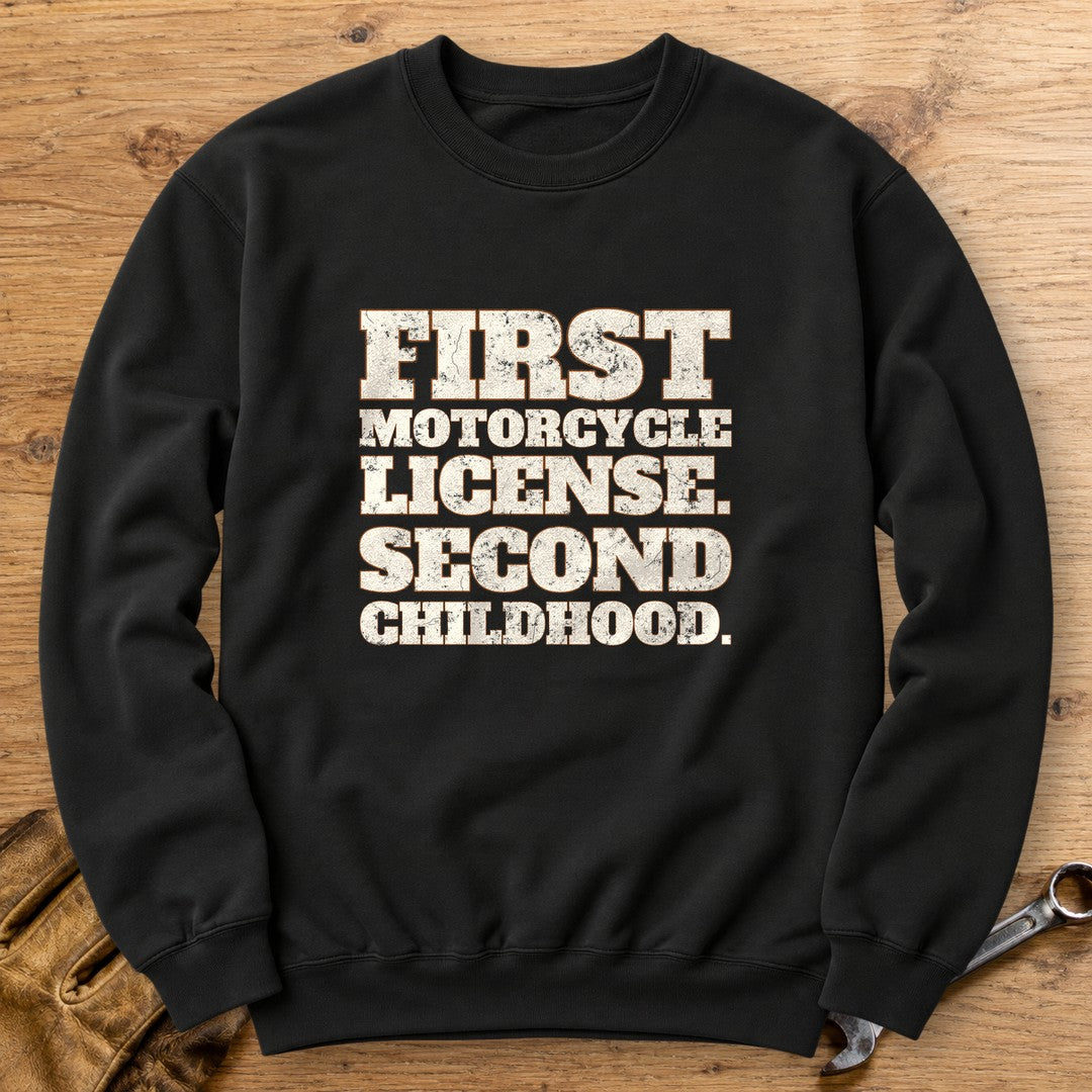 Second Childhood Crewneck Sweatshirt - Black - bench