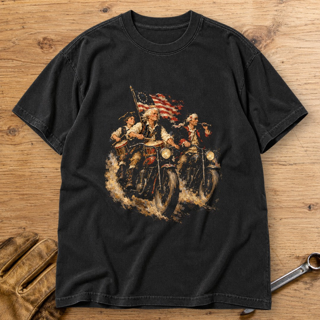 Fife And Drum Riders Premium T-Shirt - Black - bench