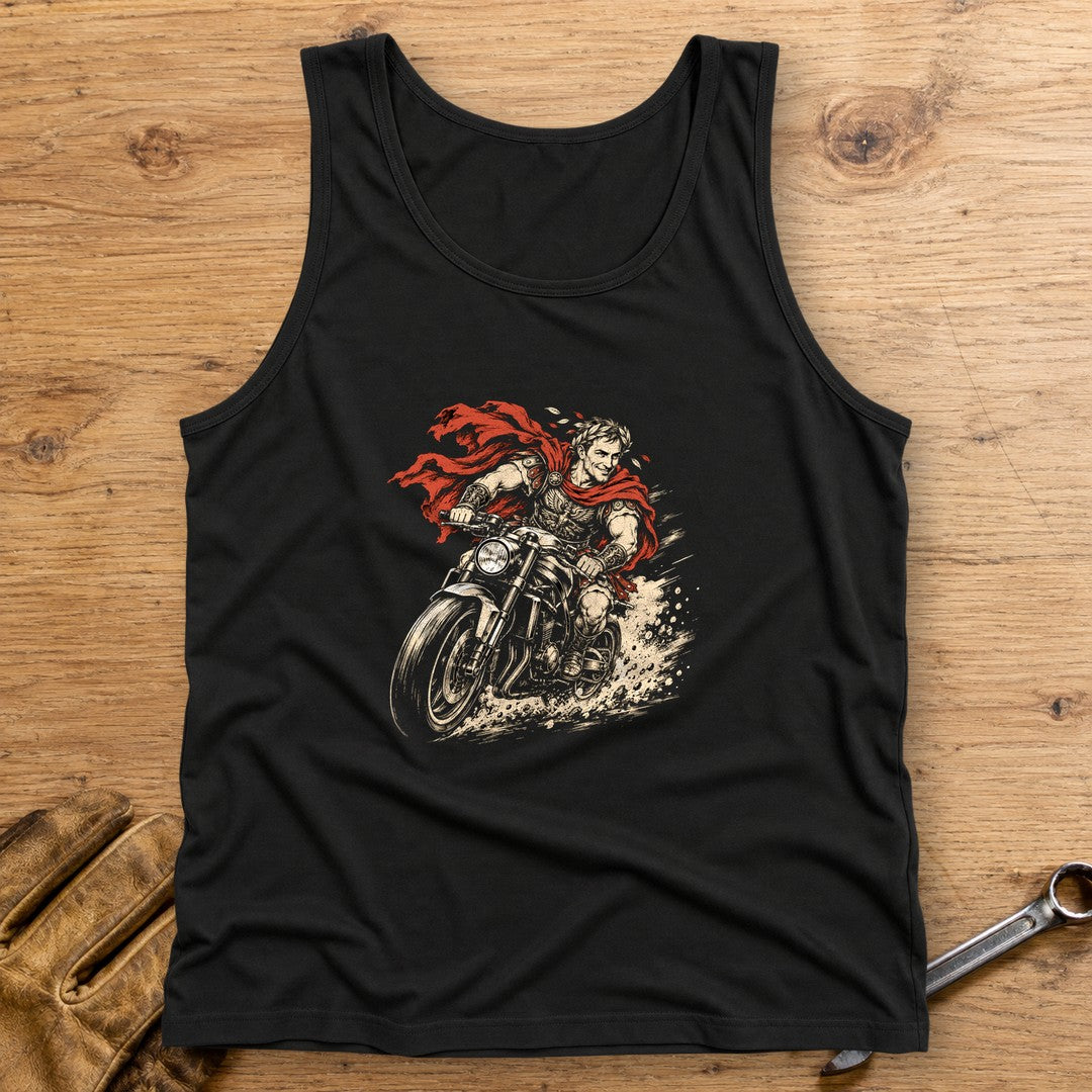 Julius Caesar Rides Tank Top - Black - bench