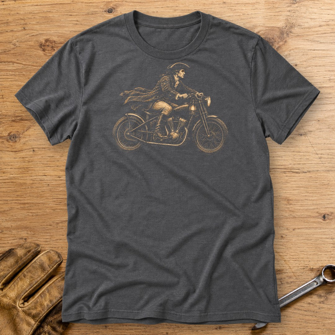 Paul Revere Midnight Ride T-Shirt - Charcoal - bench