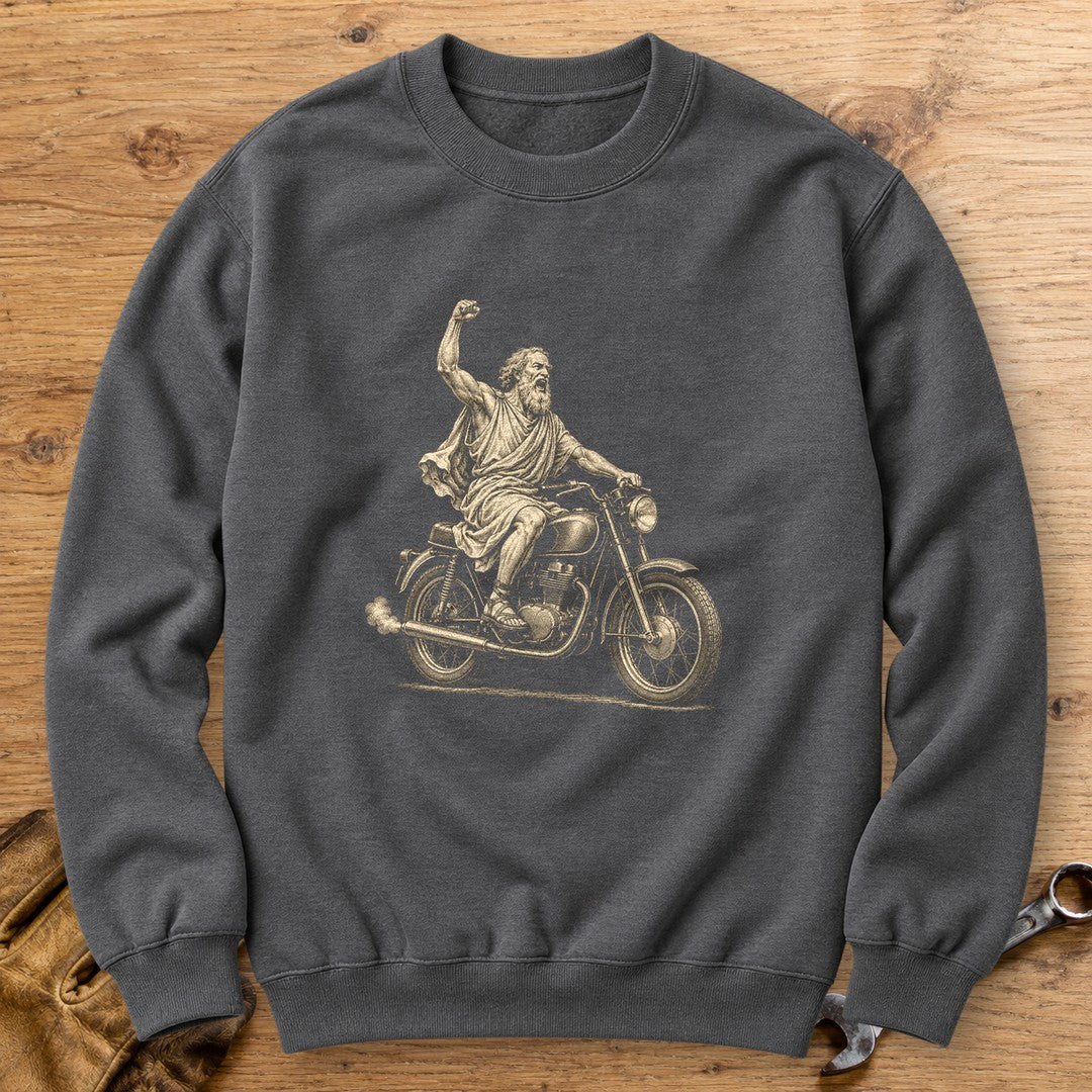 Archimedes Eureka Start Crewneck Sweatshirt - Charcoal - bench