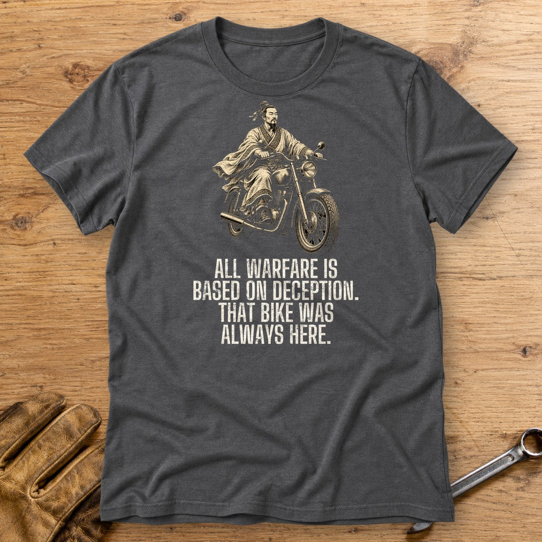 Sun Tzu Always Here T-Shirt - Charcoal - bench