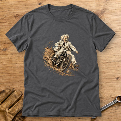 Mark Twain Dirt Track T-Shirt - Charcoal - bench