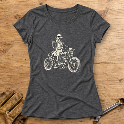 George Washington Bobber Shades Women's T-Shirt - Dark Heather - bench