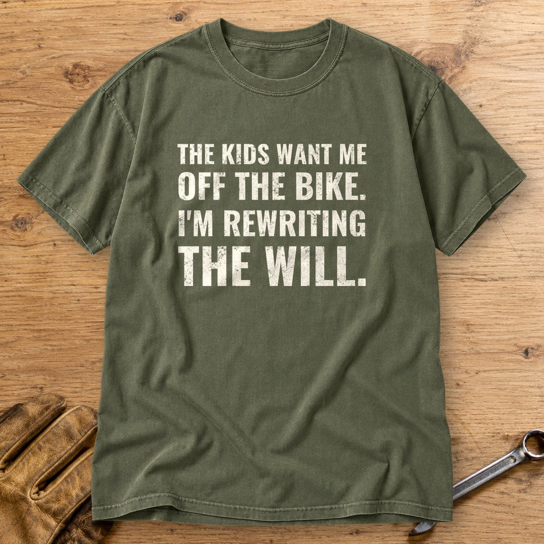 Rewriting The Will Premium T-Shirt - Moss - bench