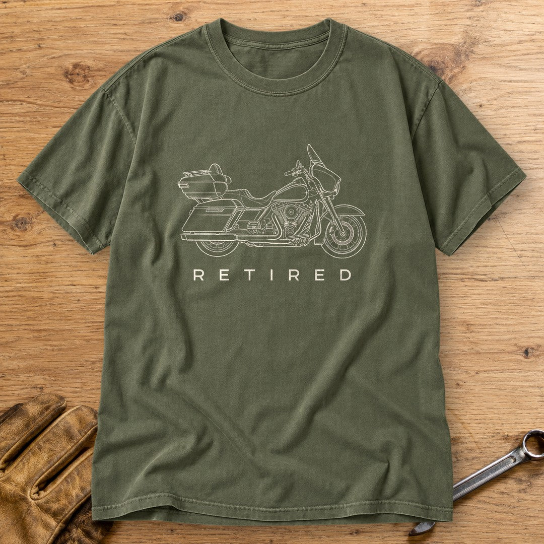 Retired Rider Premium T-Shirt - Moss - bench