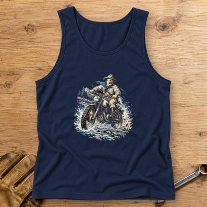 Theodore Roosevelt River Crossing Tank Top - Navy - bench