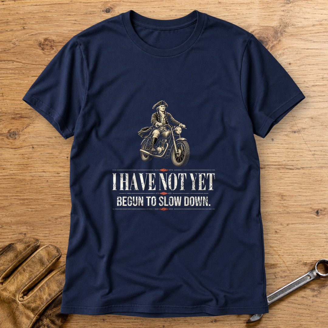 John Paul Jones Not Yet Begun T-Shirt - Navy - bench