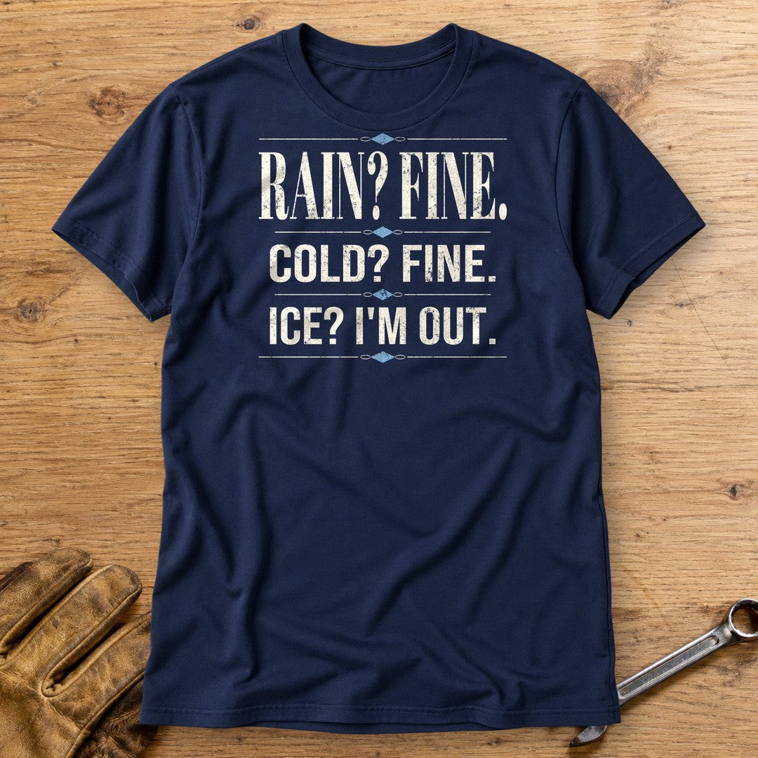 Ice I'm Out T-Shirt - Navy - bench
