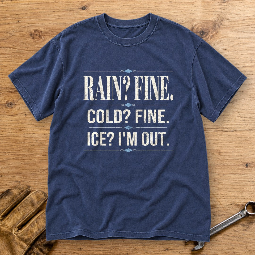 Ice I'm Out Premium T-Shirt - Navy - bench