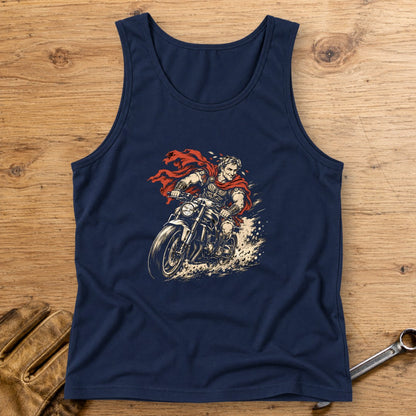 Julius Caesar Rides Tank Top - Navy - bench
