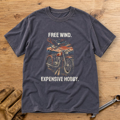 Expensive Hobby Premium T-Shirt - Navy - bench